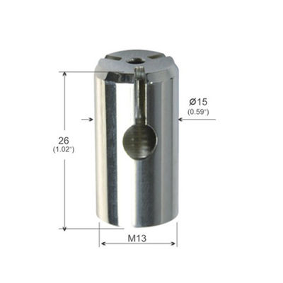 Pirinç Bölüm Üç şube çıkışı 15mm Dia Asma ek Donanım YW86269