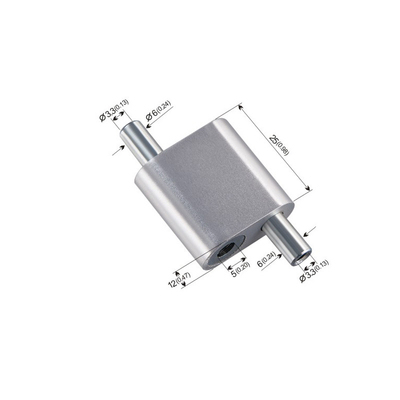 Alüminyum Malzeme 2.0 3.0mm Tel Halat için 25mm Çift Ayarlanabilir Kablo Tutucular