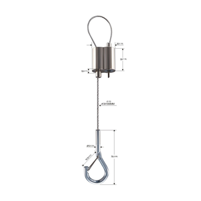 Çinko Alaşım Kobra Kafası 1.8mm SS Tel Halat Resim Sanatı Boyama Asılı Kit YW-860476
