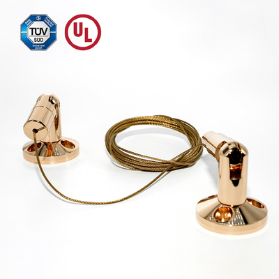 Toptan Brass Billboard Display Hanging Kit With Gold Plating Duvardan Duvara Ürün Display Hanging System
