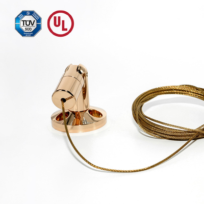 Toptan Brass Billboard Display Hanging Kit With Gold Plating Duvardan Duvara Ürün Display Hanging System