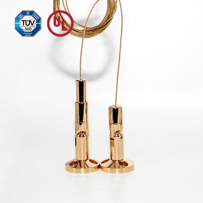 Toptan Brass Billboard Display Hanging Kit With Gold Plating Duvardan Duvara Ürün Display Hanging System
