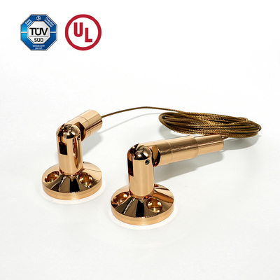 Toptan Brass Billboard Display Hanging Kit With Gold Plating Duvardan Duvara Ürün Display Hanging System