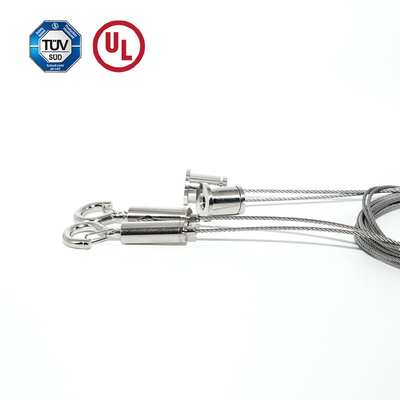 Çatı asılı LED ışığı için askı sistemi