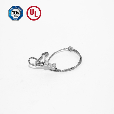 Özellik Galvanizli Çelik Tel İpi Sling Tel İpi Parmak Güvenli Yük 10KG