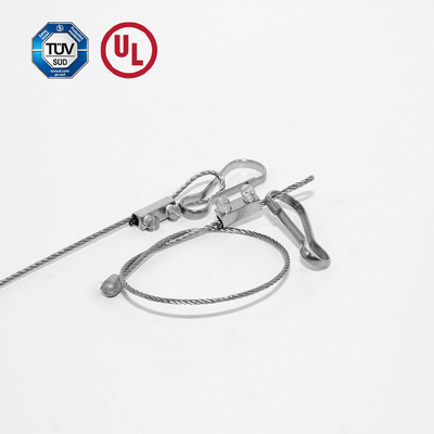 Özellik Galvanizli Çelik Tel İpi Sling Tel İpi Parmak Güvenli Yük 10KG