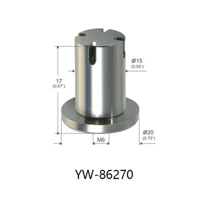 Pirinç Bölüm Üç şube çıkışı 15mm Dia Asma ek Donanım YW86269