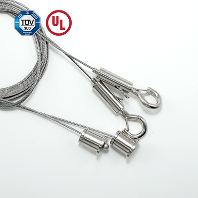 Çatı asılı LED ışığı için askı sistemi